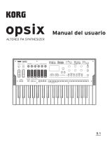 Korg opsix El manual del propietario