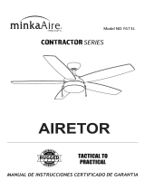 AIRE BY MINKA F673L-BN/SL Manual de usuario