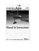 Minka-Aire F569-BS Manual de usuario