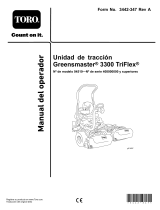 Toro Greensmaster 3300 TriFlex Traction Unit Manual de usuario