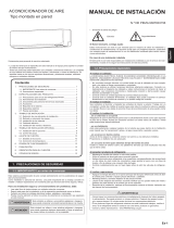 Fujitsu ASUH09LMAS Guía de instalación