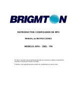 Brigmton BPA-2561-FM El manual del propietario