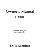 Envision H190L El manual del propietario