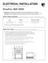 Big Ass Fans ShopFan/BA 4900 Guía de instalación