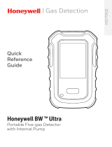 Honeywell BW Ultra Portable Five-gas Detector Guía del usuario