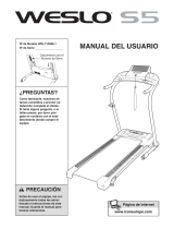 Weslo Cadence S5 Treadmill Manual de usuario