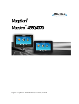 Magellan Maestro 4350 - Automotive GPS Receiver Manual de usuario