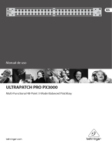 Behringer ULTRAPATCH PRO PX3000 El manual del propietario
