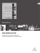 Behringer DJX750 El manual del propietario