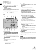 Behringer MA400 El manual del propietario