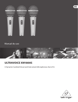 Behringer Ultravoice XM1800S El manual del propietario
