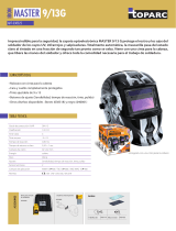 GYS LCD MASTER IRON 9-13 G WELDING HELMET Ficha de datos