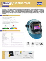 GYS HELMETS LCD 5-9/9-13 G PROMAX TRUE COLOR Ficha de datos