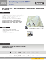 GYS WELDING PROTECTION COVER (1300°C/2400°F, 620g/m², 2 x 1.80 Ficha de datos