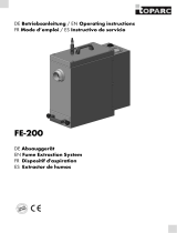 GYS PORTABLE AUTOMATIC FUME EXTRACTION SYSTEM FE200 El manual del propietario