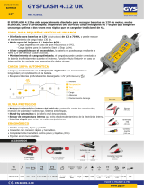 GYS GYSFLASH 4.12 Ficha de datos
