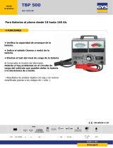 GYS BATTERY TESTER - TBP500 Ficha de datos