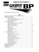 GYS GYSPOT INVERTER BP.LC-s7 El manual del propietario