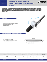 GYS Air belt sander 10x330mm Ficha de datos