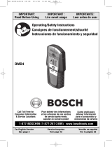 Bosch Power Tools DMD4 Manual de usuario