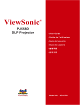 ViewSonic PJ558D DLP Projector VS11529 Manual de usuario