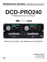American Audio DCD-PRO240 Manual de usuario