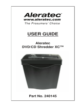 Aleratec DVD/CD Shredder XC Manual de usuario