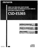 Aiwa CSD-ES365 Manual de usuario