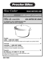 Proctor-Silex 840174901 El manual del propietario