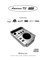 American DJ Pro Scratch 1 Manual de usuario