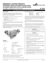 Cooper Lighting ELPS502 M05 Manual de usuario
