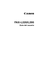 Canon FAX-L295 Guía del usuario