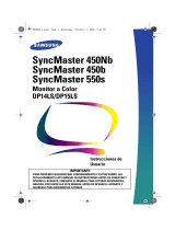 Samsung 450Nb, 450b, 550s Manual de usuario
