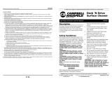 Campbell Hausfeld Deck `N Drive PW1091 Manual de usuario
