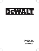 DeWalt DW030 Manual de usuario