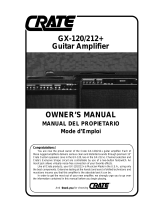 Crate Amplifiers GX-120/212+ Manual de usuario