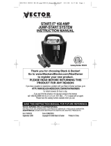 Vector START-IT 450 AMP JUMP-START SYSTEM Manual de usuario
