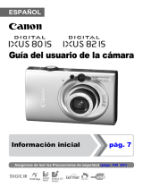 Canon DIGITAL IXUS80 IS Guía del usuario