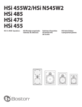 Boston Acoustics HSi 455 Manual de usuario