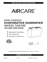 Aircare HDC3T Manual de usuario