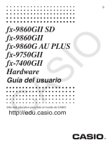 Casio fx-9750GII El manual del propietario