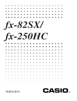 Casio fx-250HC El manual del propietario