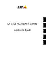 Axis 213 PTZ Guía de instalación