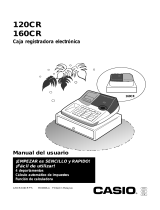 Casio 120CR, 160CR Manual de usuario