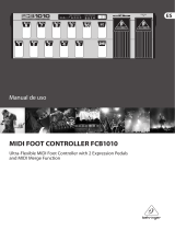 Behringer MIDI FOOT CONTROLLER FCB1010 Manual de usuario