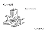 Casio KL-100E Manual de usuario