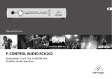 Behringer F-Control Audio FCA202 Manual de usuario