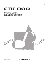 Casio CTK-800 Manual de usuario