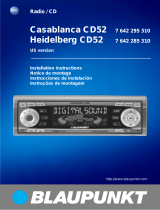 Blaupunkt CASABLANCA CD52 7 642 295 310 El manual del propietario