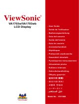 ViewSonic VA1703WB Manual de usuario